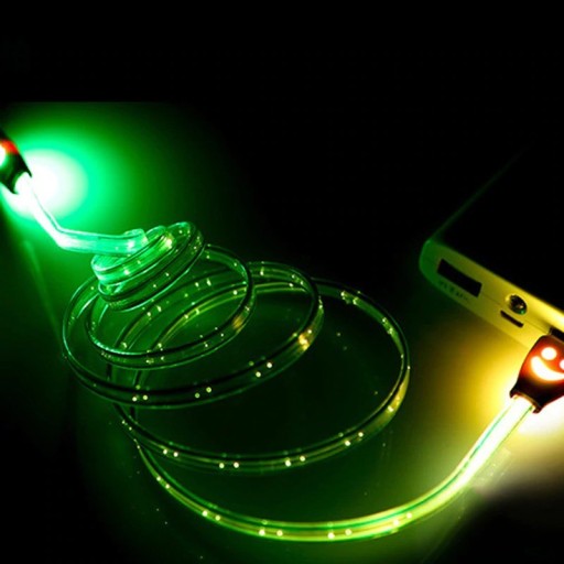 USB til Micro USB Lightning-datakabel