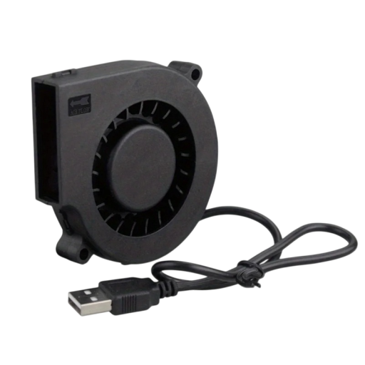 USB Turbo Fan 75×75×77mm Brushless DC Cooler do drukarki 3D Extruder CPU Inverter Power Supply Air Pump PC Cooling