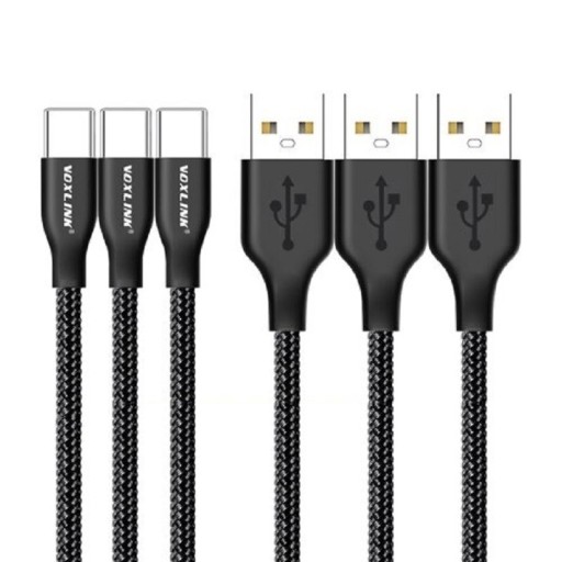 USB / USB-C -datakaapeli 3 kpl