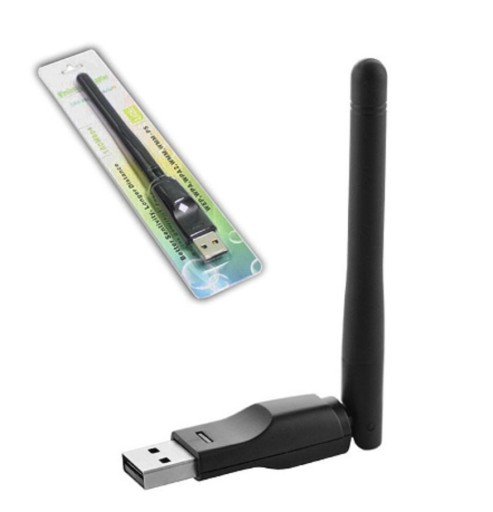 USB WiFi Adapter for Windows Computer Speed up to 150 Mbps Standard 802.11n 2.4 GHz Band 2 dBi Antenna WPA2 Encryption USB 2.0 Black
