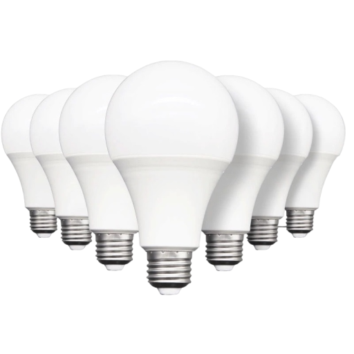 Úsporná LED žárovka 6W studená bílá 10 ks