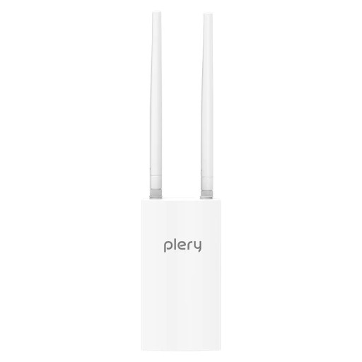 Utomhus 4G LTE-router Plery R733 med SIM-kort Wi-Fi 5 1200 Mb/s Cat.6 300 Mb/s VPN och brandvägg backup WAN vit för distanskontor