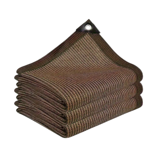 UV beschermende buiten zonwering doek 2 × 4 m polyester zeil bruin voor pergola terras tuin en kas