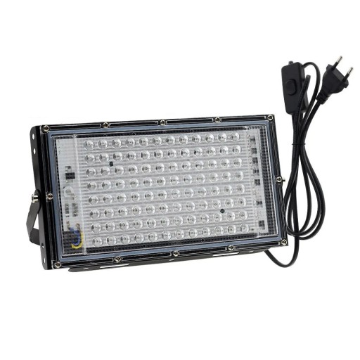 UV-hærdningslampe 395 nm 100 W 24 x 12,5 cm Kraftig UV LED-lampe Harpikshærdning Lakering Limning Hurtig hærdning