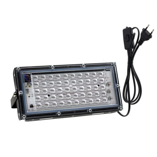 UV-hærdningslampe 395 nm effekt 50 W professionel LED-lampe 20 x 9,5 cm hurtig hærdning af harpikser, klæbemidler og trykfarver