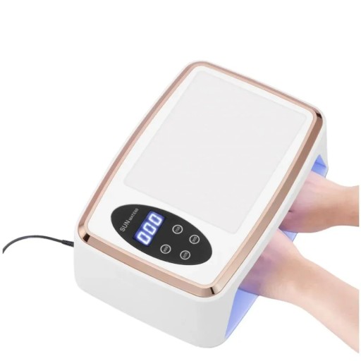 UV LED neglelampe 300W gel polish hærdende professionel manicure og pedicure tørretumbler bevægelsessensor automatisk timer 280x190x115 mm