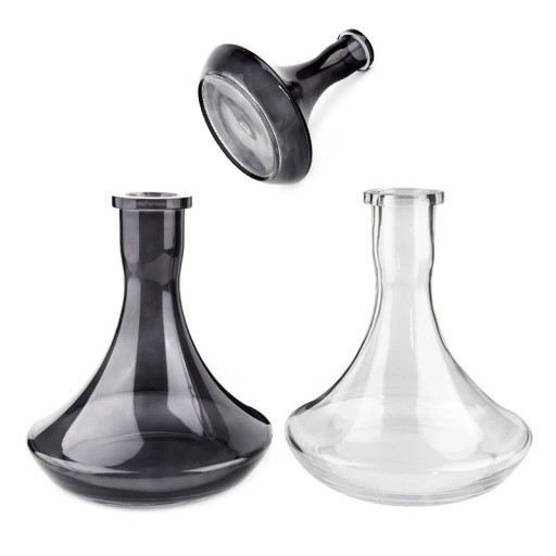 Üvegbázis vízipipához Csere üvegbuborék 21 x 25 x 4,4 cm Átlátszó üveg Shisha és hookah kiegészítők vízipipához