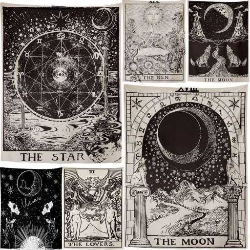 Vægtæppe med astrologisk motiv