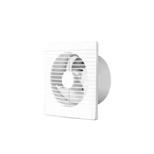 Väggmonterad fläkt 220V Vit 32 W 180 m³/h Tyst frånluftfläkt WC Badrum Kök Fönster EU-kontakt 20x20 cm