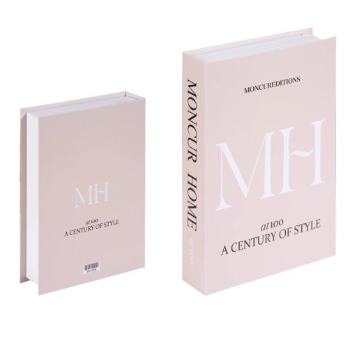 Valse boek decoratieve box Moncur Home MH Openbare opbergboek Geheime schuilplaats voor de bibliotheek Elegante decoratie