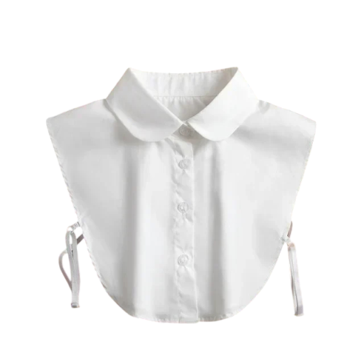 Valse kraag voor dames Elegante afneembare dameskraag Klassieke decoratieve kraag voor trui, blouse, jurk Stijlvol modeaccessoire