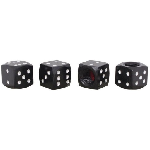 Valve Caps Dice 4 pcs