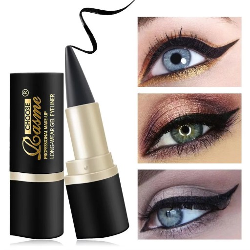 Vandafvisende langtidsholdbar sort cremet eyeliner 2,5 g med hurtigtørrende formel til naturlig og dramatisk makeup