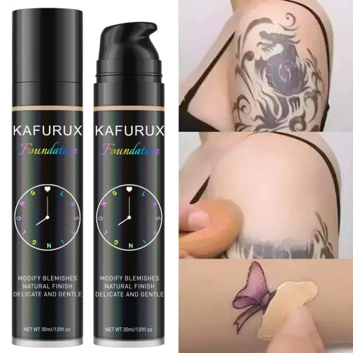 Vandfast creme foundation 30ml i 8 nuancer med 24 timers holdbarhed for dækning af ufuldkommenheder, ensartning og oplysning af hudtonen