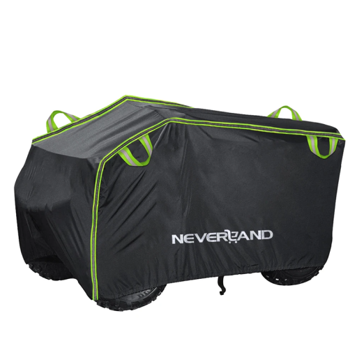 Vandtæt ATV-beskyttelsesovertræk 210 x 120 x 115 cm Holdbart overtræk mod regn, støv og sol udendørs presenning til ATV-køretøjer