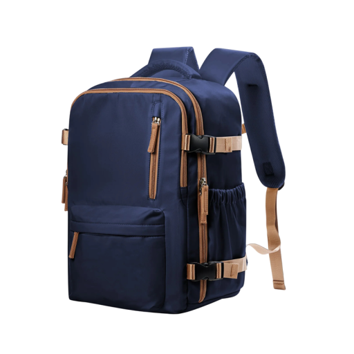 Vandtæt nylon rejserygsæk 40 x 28 x 17 cm Vandtæt lomme Dobbelt lynlås Sidelomme til flaske Letvægtsrygsæk til ture og byture
