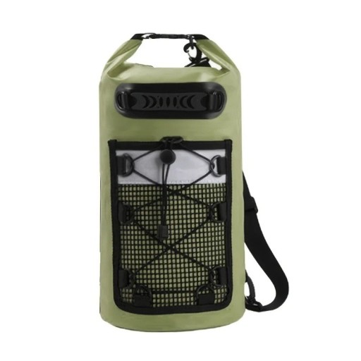 Vandtæt PVC-rygsæk 10L 48x30x18 cm Tør svømmerygsæk skuldertaske til rafting, kajaksejlads, surfing, trekking til mænd og kvinder