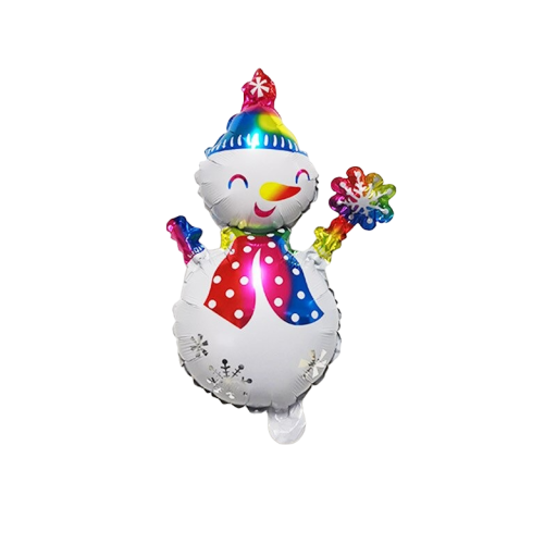 Vánoční balónek sněhulák P4064