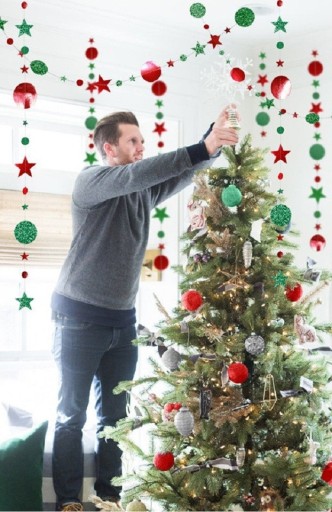 Vánoční dekorační girlanda