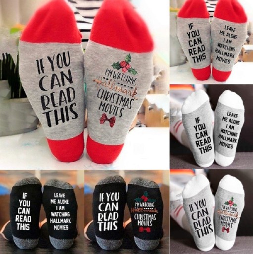Vánoční ponožky bavlněné