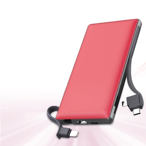 Varavirtalähde 10000 mAh kaapelilla