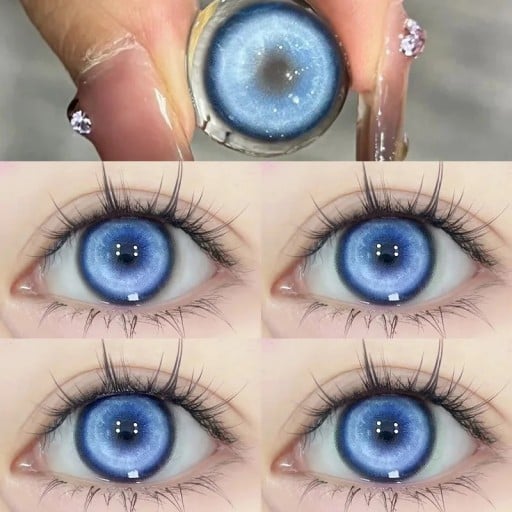 Värilliset piilolinssit -3.25 dioptria värisiirtymällä, halkaisija 14.5 mm, hydrogeelimateriaali cosplayta varten ja silmien ulkonäön muuttamiseen