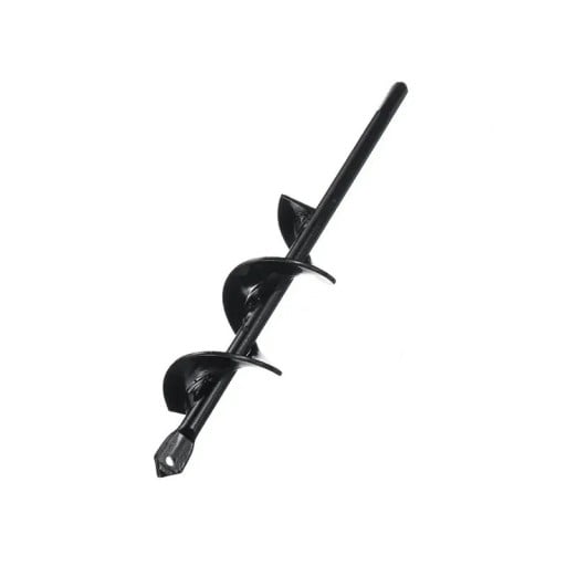 Vârtător spiralizat pentru pământ 5x22 cm Oțel carbon Vârtător pentru stâlpi Unelte electrice pentru plantarea plantelor și bulbilor Set