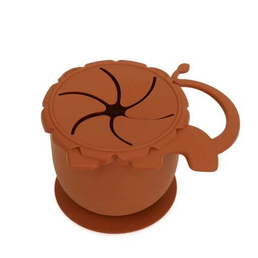 Vaso de silicona plegable para aperitivos
