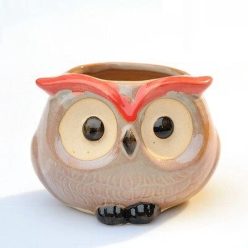 Vaso decorativo coruja