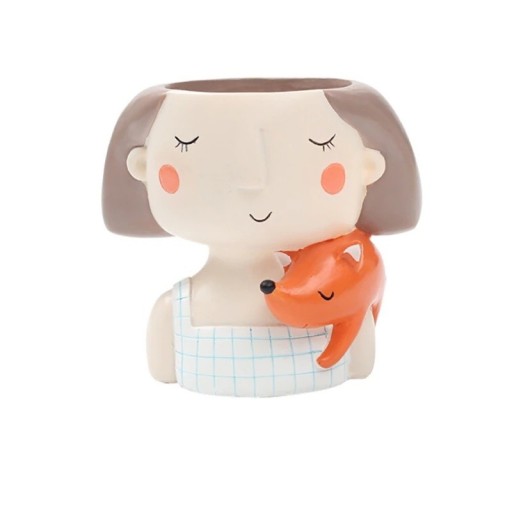 Vaso decorativo menina