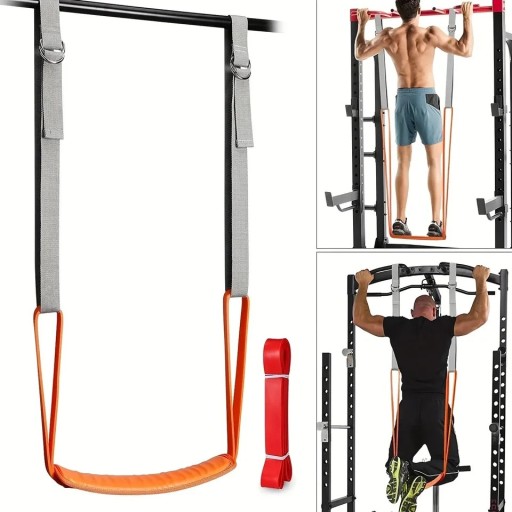 Vastushihna punnerruksiin, oranssi, jopa 100 kg, vastus 40 kg