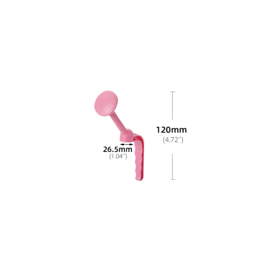 Vattenkannahuvud för PET-flaska, färgad, 1 st., vattenkanna med smal pip för bevattning av växter, 120 mm
