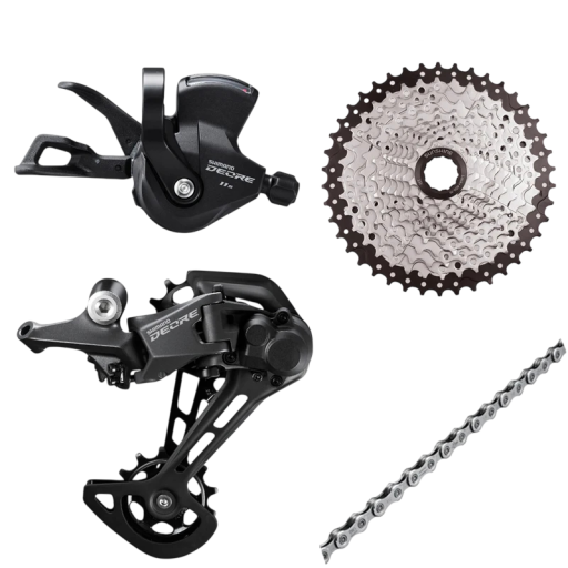 Växelsats för cykel 11 växlar 11–42T legering växelförare växel kassett och kedja för mountainbike och landsvägscykel