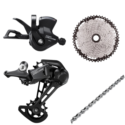 Växelsats för cykel 11 växlar 11–50T legering växelförare kassett kedja för mountainbike och krävande terräng
