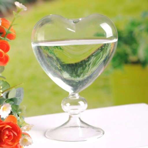 Váza srdce 16,5 cm
