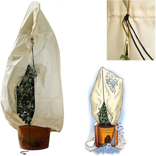 Védő téli táska növényeknek