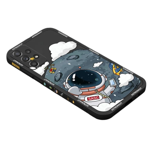 Védőburkolat űrhajós témával a Samsung Galaxy S23 Ultra készülékhez