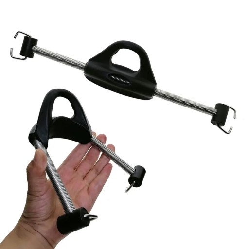 Veerband voor vinnen lengte 21,5 cm vervangband met gesp Veerstaal en rubber Zwart Voor duiken snorkelen en zwemmen