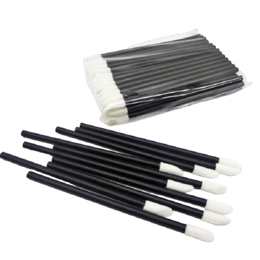 Velvet Applicators for Eyelashes, Eyebrows and Lips 50 pcs Makeup Tool