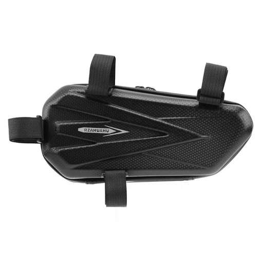 Venstre solid trekant motorcykeltaske 265x120x70mm vandtæt elcykel sidetaske multifunktionel hængepose EVA PU materiale