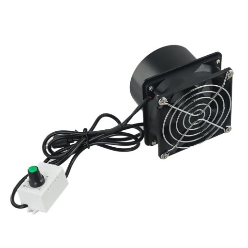 Ventilador de extração USB 8x8 cm para purificador de fumo Velocidade ajustável Ventilador pequeno para exaustor Acessório para exaustor de vapores e fumo