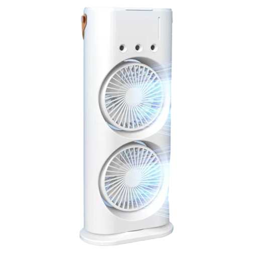 Ventilador de refrigeración portátil con luces de colores Aire acondicionado portátil Mini ambientador de refrigeración