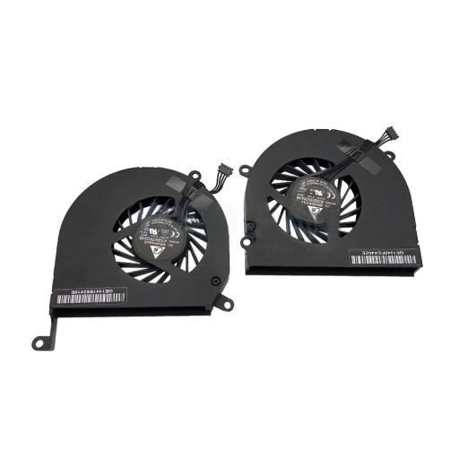Ventiladores de repuesto para MacBook Pro de 15 pulgadas A1286 Juego de 2 unidades Refrigeración del portátil Conector de cuatro pines macho Diseño
