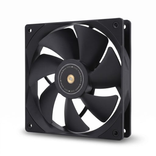 Ventilateur TL-G12B 120 x 120 x 25 mm avec régulation 4pin PWM et roulement hydraulique 1500 tr/min 62,6 CFM noir pour boîtier PC