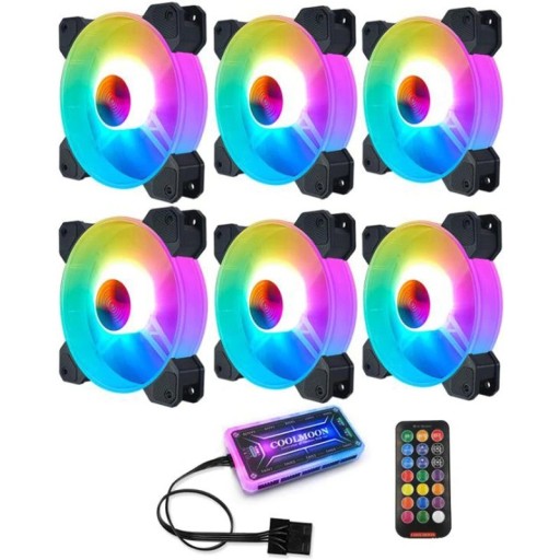 Ventilateurs pour PC 6 pcs