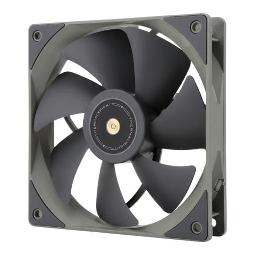 Ventilator gri TL-G12 120 x 120 x 25 mm cu 7 palete și conector 4pin 1500 rpm pentru răcirea carcasei de computer