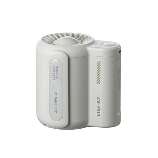 Ventilatore portatile USB da cintura sotto i vestiti Mini clip elettrica per cintura Raffreddatore d'aria da campeggio 3 modalità di vento