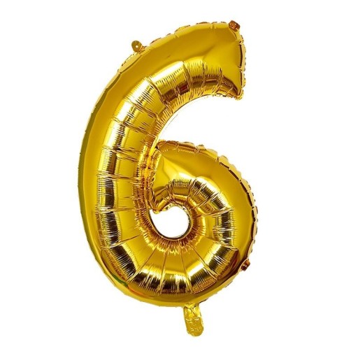 Verjaardags gouden ballon met nummer 80 cm