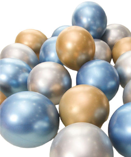 Verjaardagsballonnen gekleurd 25 cm 10 stuks