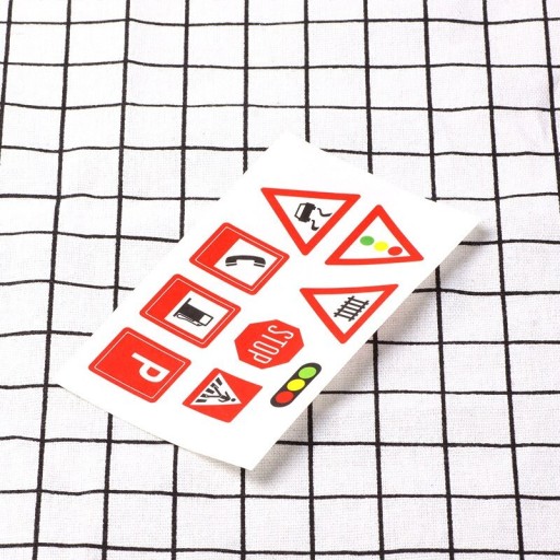 verkeersbord stickers